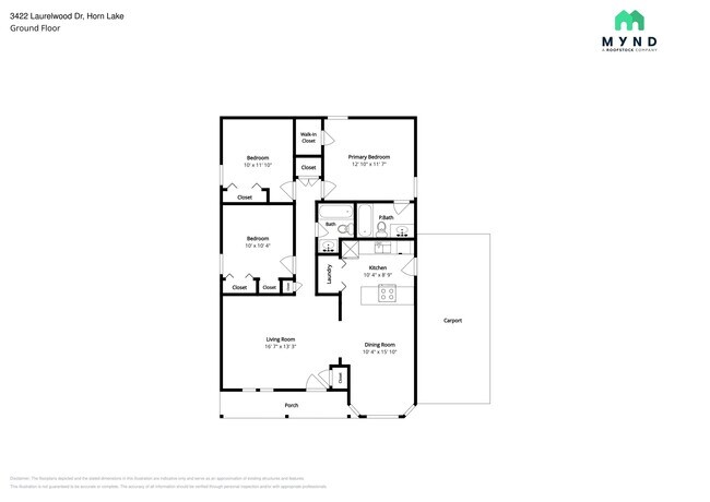 3422 Laurelwood Dr in Horn Lake, MS - Foto de edificio - Building Photo