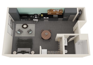 Dwell at 5th and Farmer in Tempe, AZ - Building Photo - Floor Plan