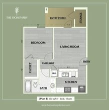 The Rosemary Apartments in Denison, TX - Foto de edificio - Floor Plan