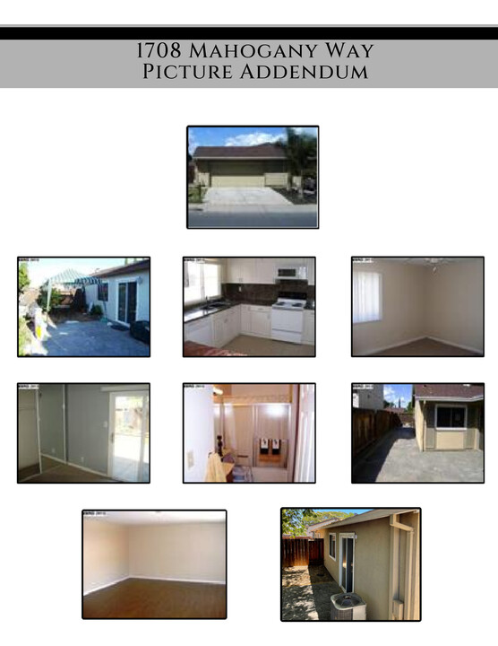 1708 Mahogany Way in Antioch, CA - Building Photo