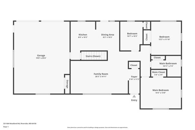 331 NW Woodland Rd in Riverside, MO - Building Photo - Building Photo