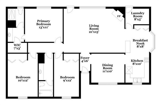 2003 Woodway Dr in New Caney, TX - Foto de edificio - Building Photo