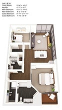Terra Hilliard Bluffs in Rocky River, OH - Foto de edificio - Floor Plan