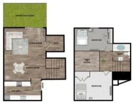 Ivy Plains at Brooks in San Antonio, TX - Foto de edificio - Floor Plan