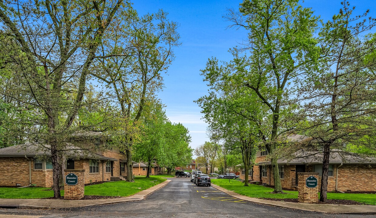 Hanssler Court Apartments in Peoria, IL - Building Photo