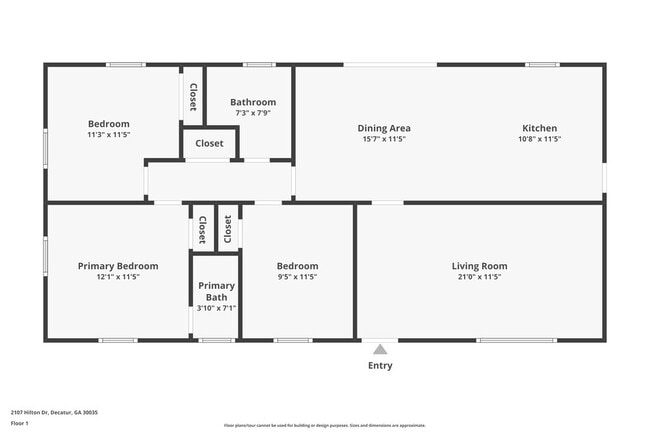 2107 Hilton Dr in Decatur, GA - Foto de edificio - Building Photo