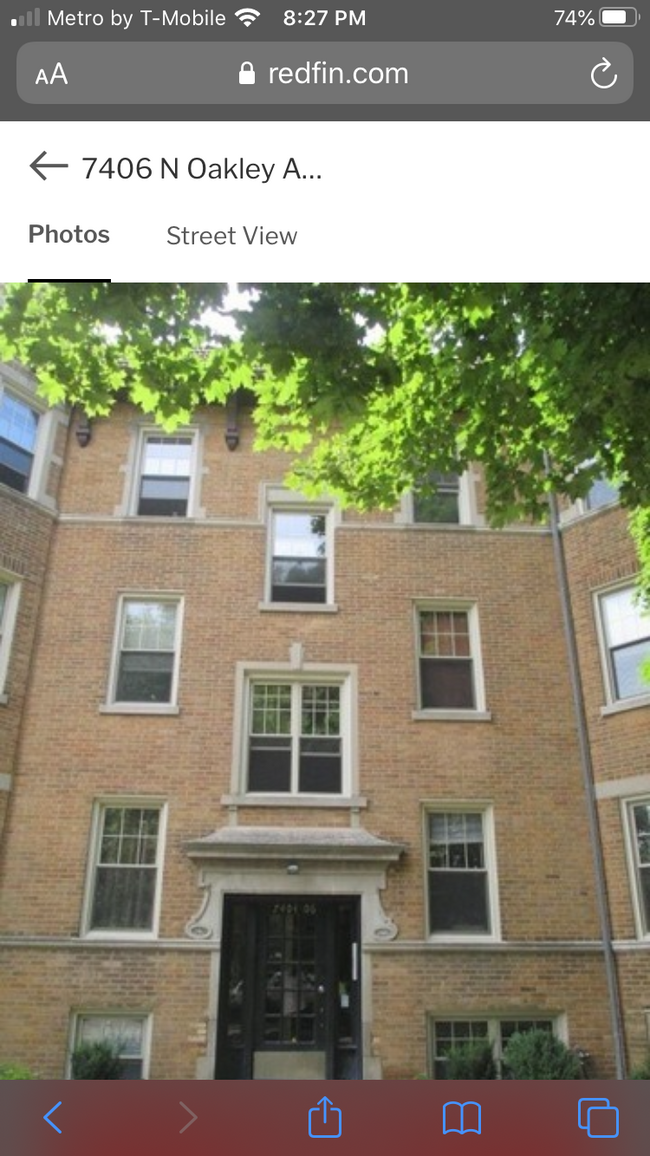 7406 N Oakley Ave, Unit 3 in Chicago, IL - Foto de edificio - Building Photo