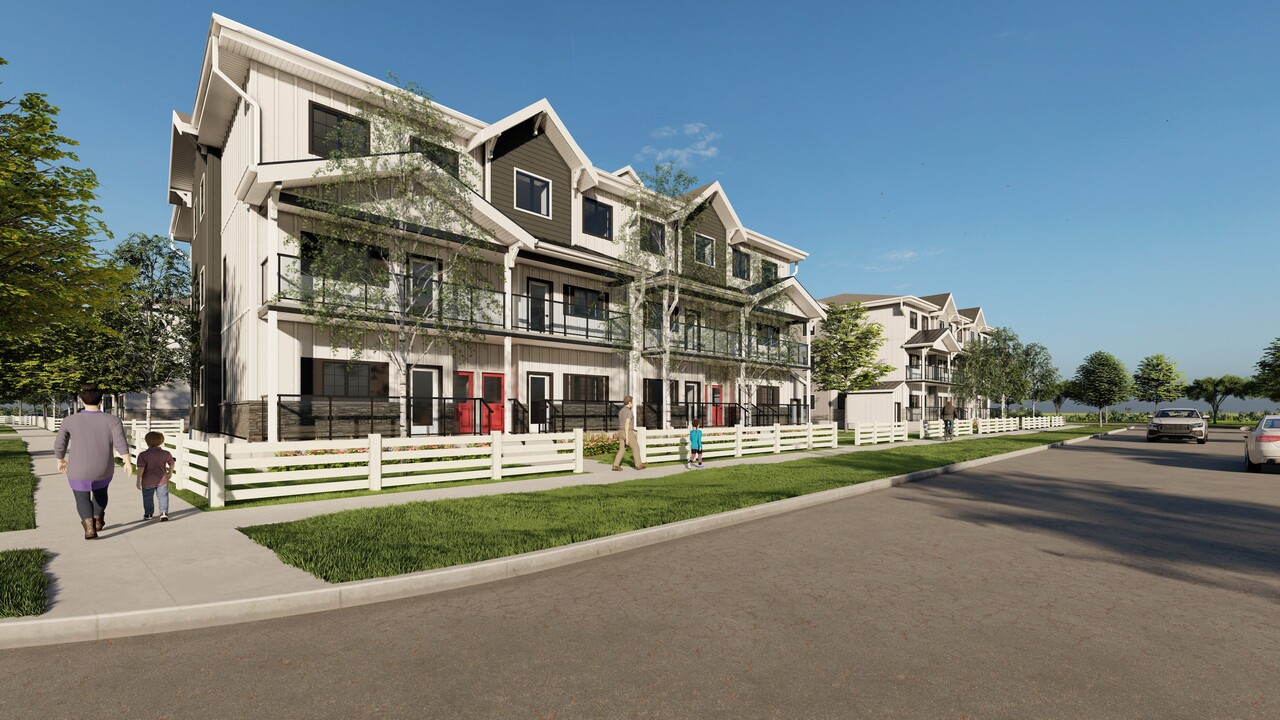 Latitude 49 Townhomes in Winnipeg, MB - Foto de edificio