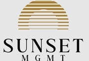 Property Management Company Logo Sunset Mgmt