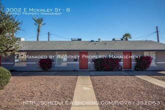 3002 E McKinley St-Unit -6 in Phoenix, AZ - Foto de edificio - Building Photo
