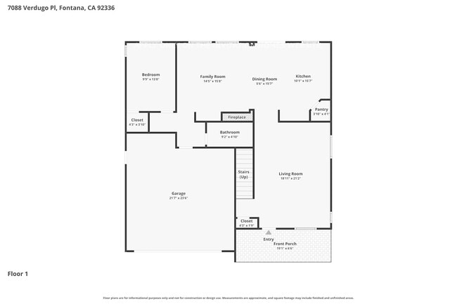 7088 Verdugo Pl in Fontana, CA - Foto de edificio - Building Photo