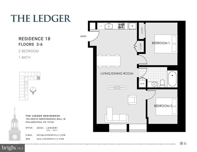 property at 150 S Independence Mall W