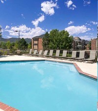 Pool - Lamplight Square at the Park Apartments in Colorado Springs, Colorado