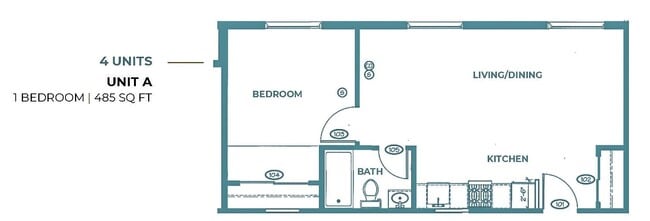 The Laurel Residences on Main in Albion Town Orleans, NY - Foto de edificio - Floor Plan