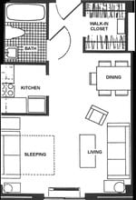 Lutheran Towers in Atlanta, GA - Foto de edificio - Floor Plan