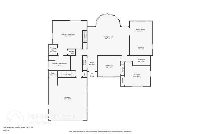 548 Windy Rd in Mount Juliet, TN - Foto de edificio - Building Photo
