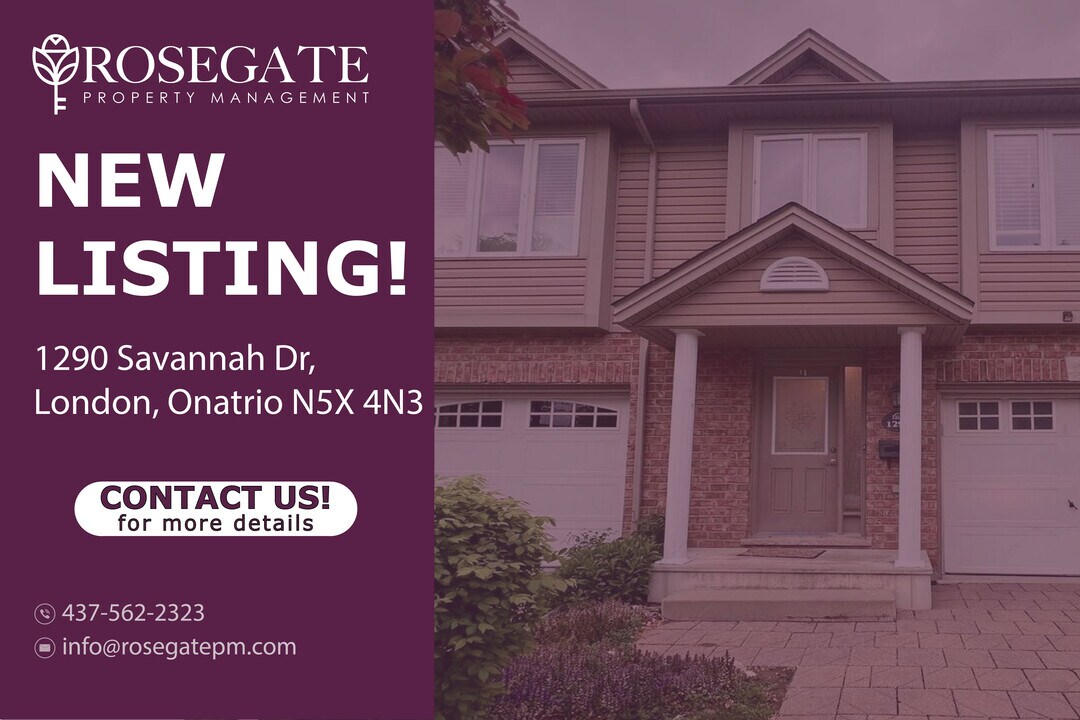 Elegant 4-Bed 2.5-Bath Townhouse with 2,00 in London, ON - Building Photo