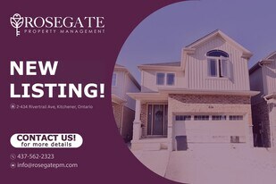 434 Rivertrail Ave in Kitchener, ON - Building Photo