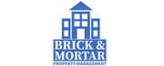 Property Management Company Logo Brick and Mortar Property Management
