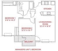 Villa Hermosa in San Jose, CA - Foto de edificio - Floor Plan