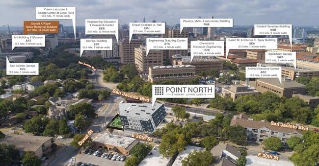 Point North Student Living in Austin, TX - Foto de edificio - Building Photo