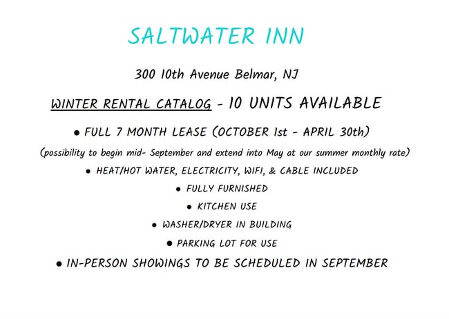 300 10th Ave, Unit SWI in Belmar, NJ - Foto de edificio - Building Photo