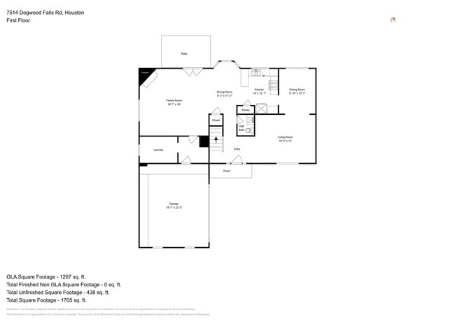 property at 7514 Dogwood Falls Rd