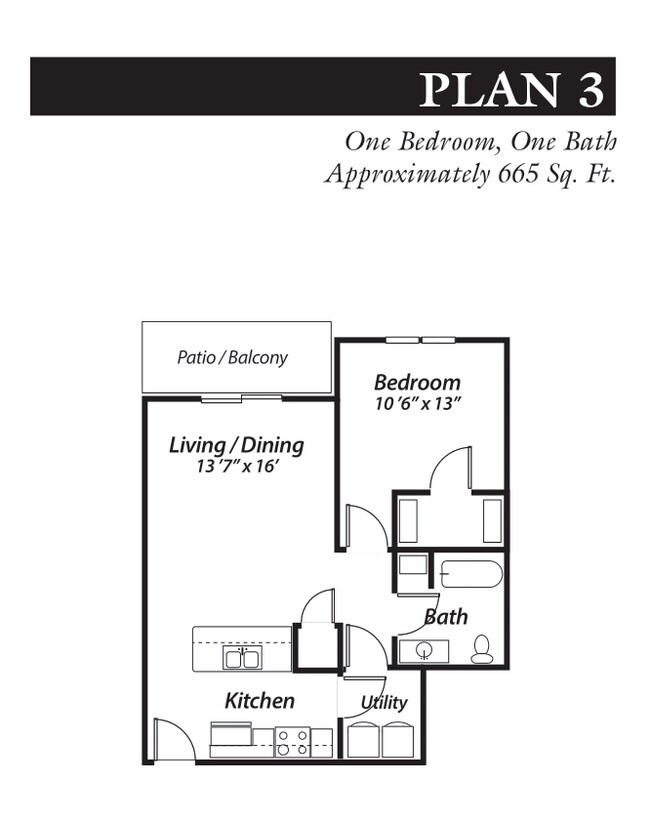 Golden Ridge in Abilene, KS - Foto de edificio - Floor Plan