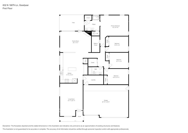 832 N 166th Ln in Goodyear, AZ - Foto de edificio - Building Photo