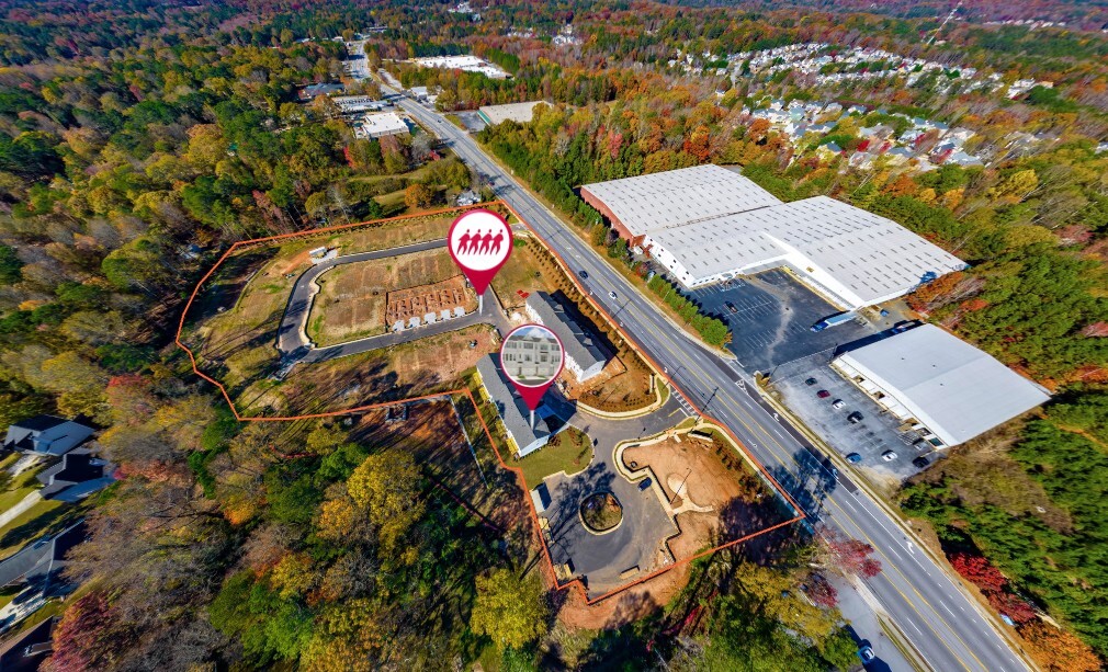 Somerset at Veterans Memorial Townhomes in Mableton, GA - Building Photo