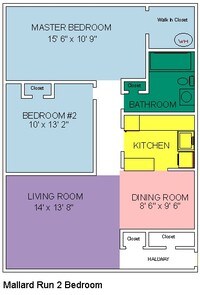 2 BR/2 BA - 1 to 2 bedrooms Contact for Rates - Mallard Run Apartments in Huron, Ohio