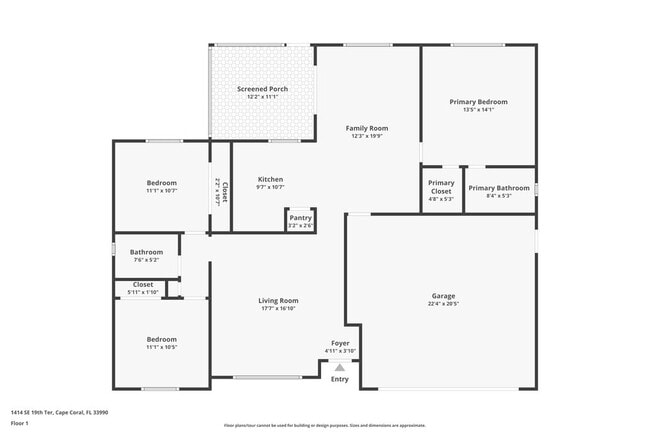 1414 SE 19th Terrace in Cape Coral, FL - Building Photo - Building Photo