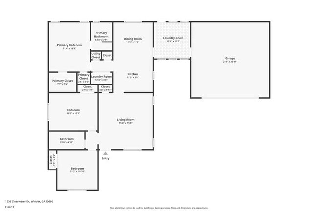 1236 Clearwater Dr in Winder, GA - Building Photo - Building Photo