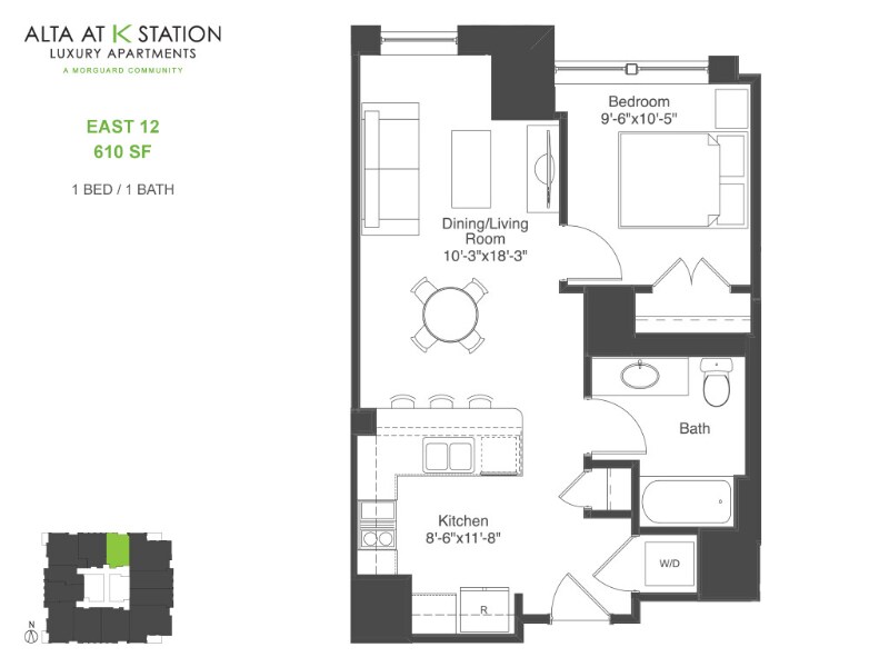 555 W Kinzie St-Unit -E0912 in Chicago, IL - Building Photo
