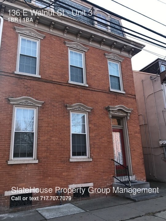 136 E Walnut St-Unit -Unit 3 in Lancaster, PA - Foto de edificio