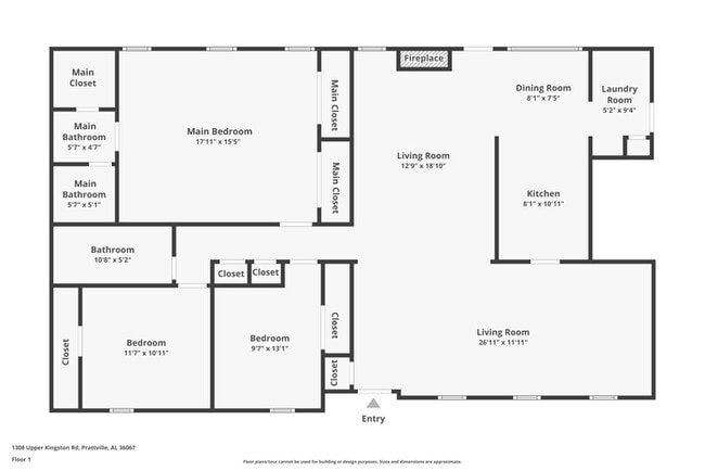 1308 Upper Kingston Rd in Prattville, AL - Foto de edificio - Building Photo