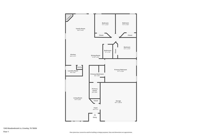 1345 Meadowbrook Ln in Crowley, TX - Building Photo - Building Photo
