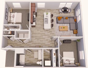 Woodale Crossing in Brown Deer, WI - Foto de edificio - Floor Plan