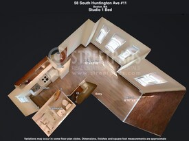 58 S Huntington Ave in Boston, MA - Building Photo