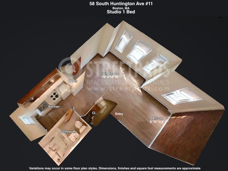 58 S Huntington Ave in Boston, MA - Building Photo