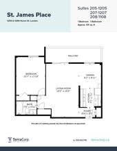 St. James Place in London, ON - Building Photo - Floor Plan