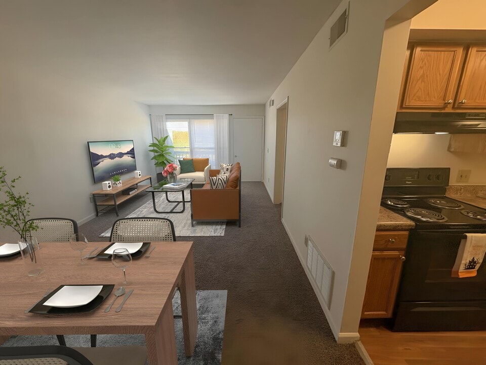 Rivers Edge Apartments and Townhomes in Dayton, OH - Foto de edificio