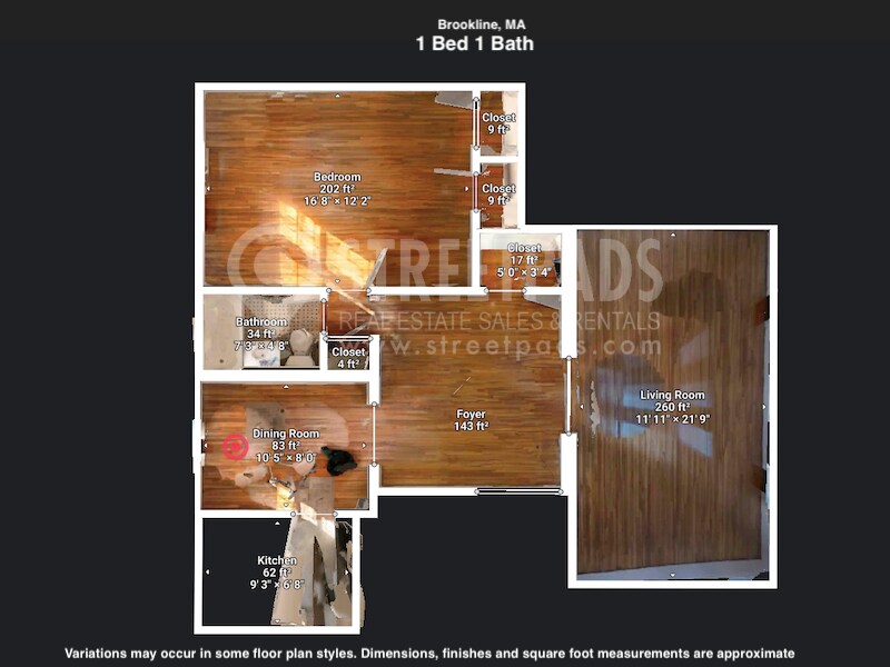 1151 Beacon St, Unit 4 in Brookline, MA - Foto de edificio