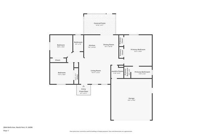 2844 Wells Ave in North Port, FL - Building Photo - Building Photo