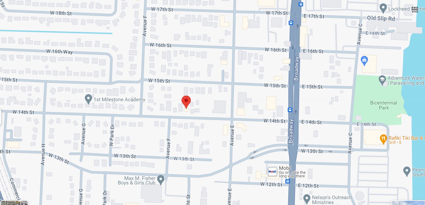 156 W 14th St, Unit #1 in Riviera Beach, FL - Foto de edificio