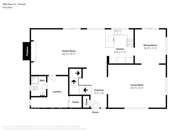 2805 Rose Ct in Fairfield, CA - Foto de edificio - Building Photo