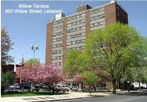 Willow Terrace Senior Apartments in Lebanon, PA - Foto de edificio