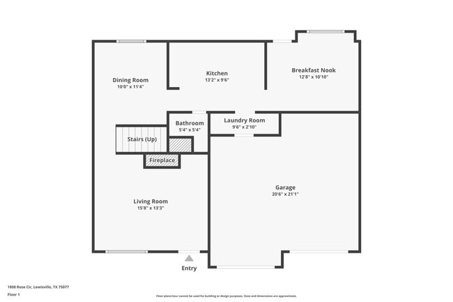 1808 Rose Cir in Lewisville, TX - Foto de edificio - Building Photo