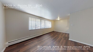 7509 N Pecos St-Unit -206 in Denver, CO - Foto de edificio - Building Photo