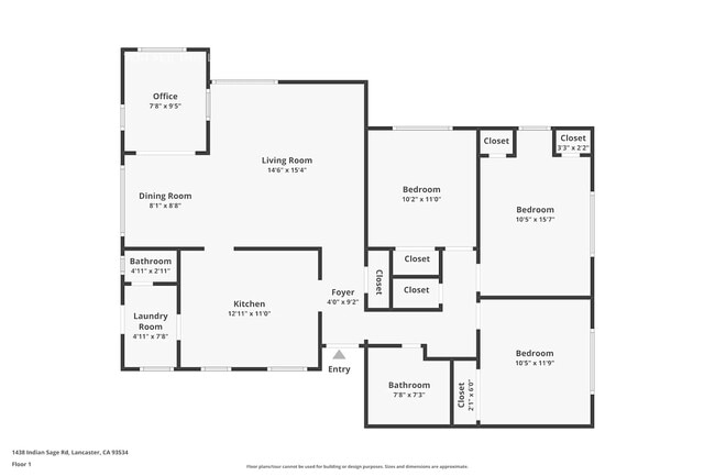 1438 Indian Sage Rd in Lancaster, CA - Foto de edificio - Building Photo